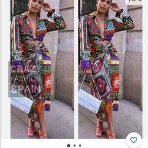 NWT Zara knotted multicolor skirts🔥